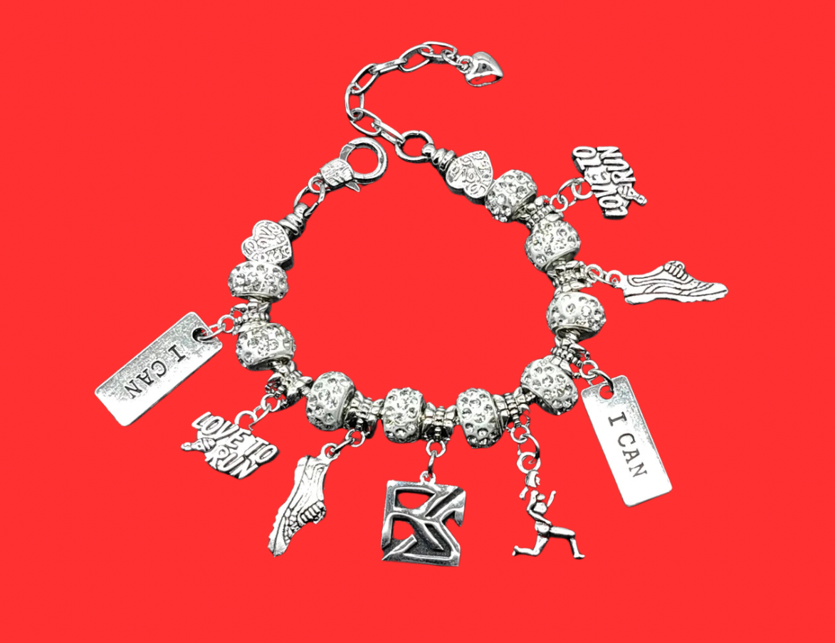 Track Charm Bracelet