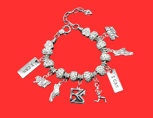 Track Charm Bracelet