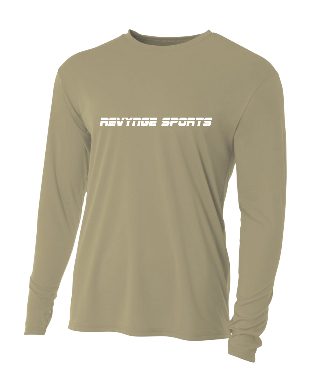 Revynge Sports Logo Dri-Fit Long Sleeve (Sand)