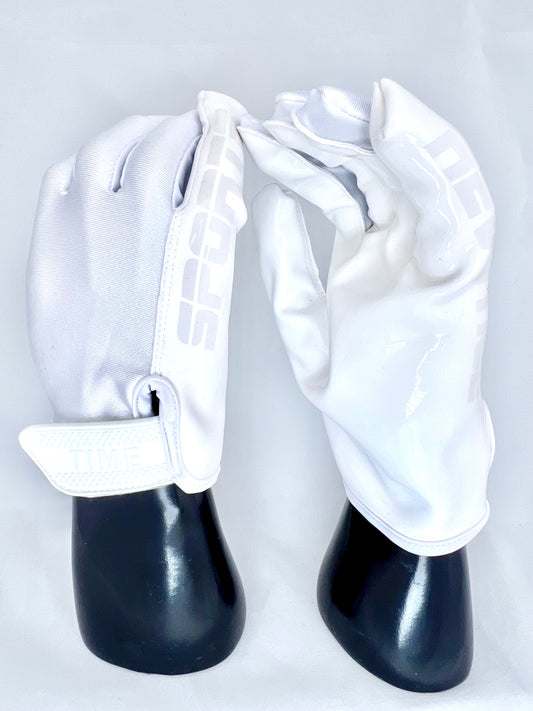 Demon Time Football Gloves (White)