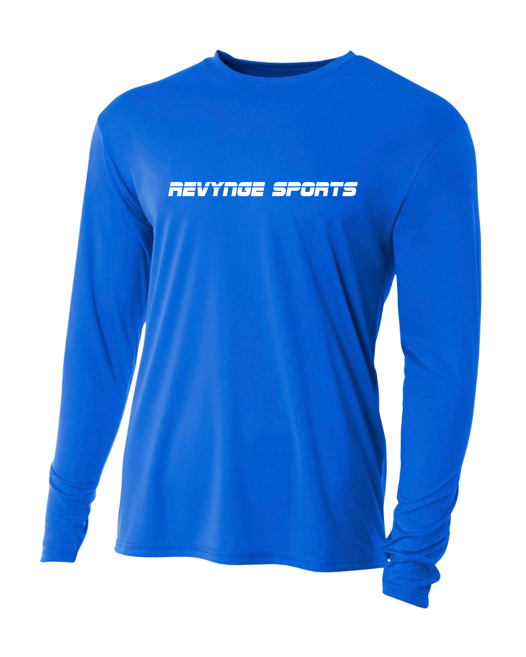 Revynge Sports Logo Dri-Fit Long Sleeve (Royal Blue)