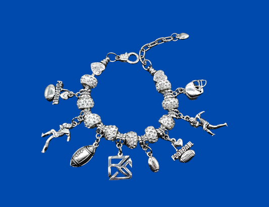 Football Charm Bracelet