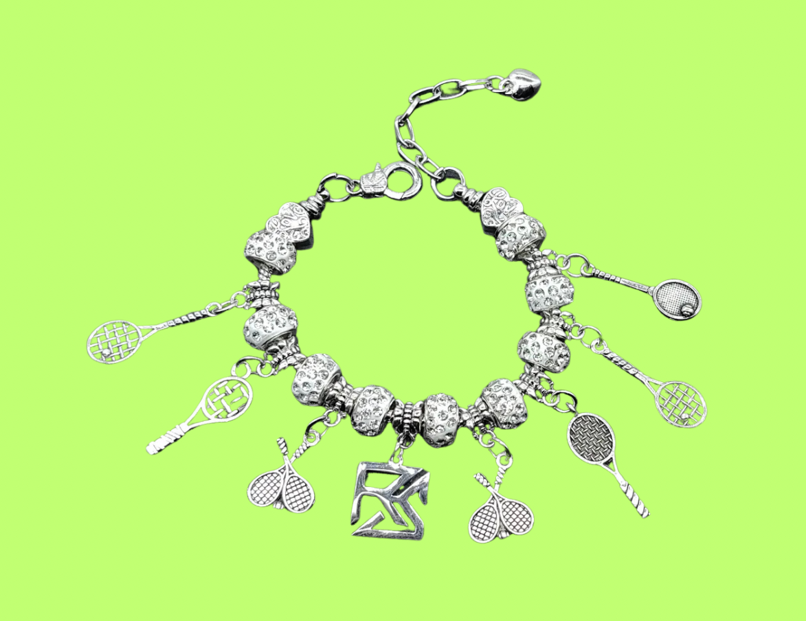 Tennis Charm Bracelet