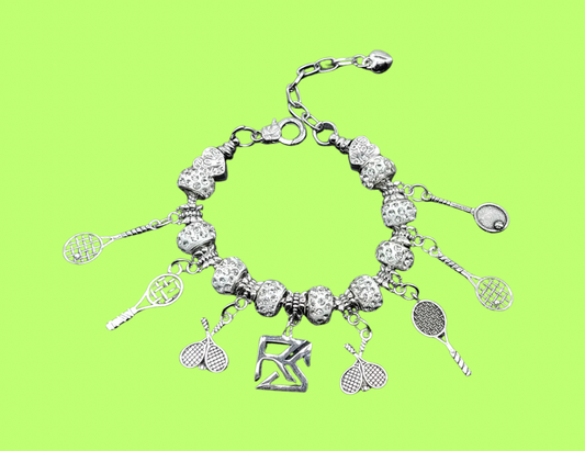 Tennis Charm Bracelet