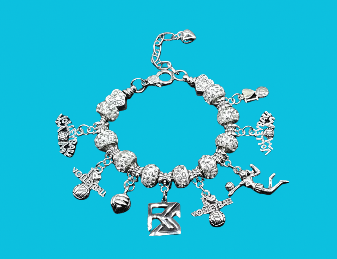 Volleyball Charm Bracelet