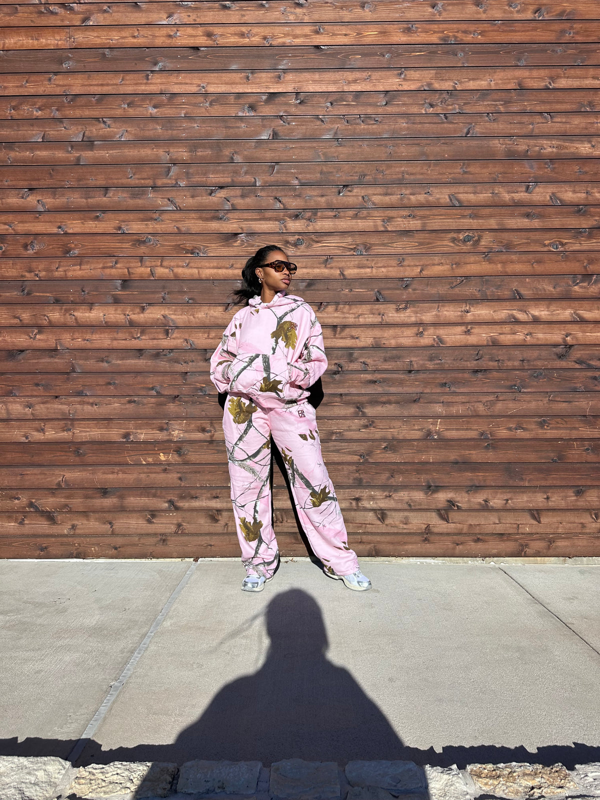 Pink Woodland Camo Hoodie