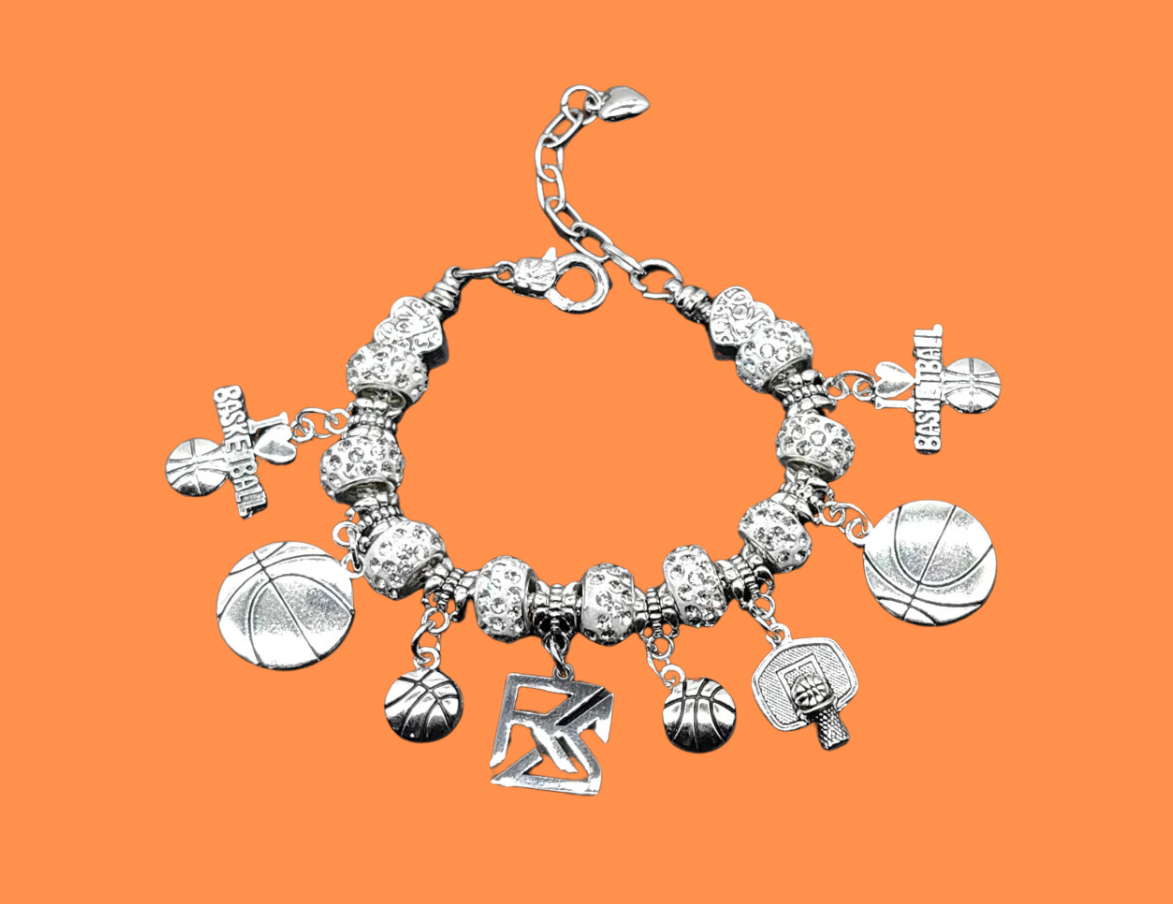 Basketball Charm Bracelet